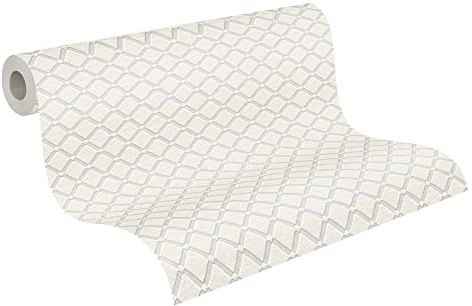 A.S. Création Meisterfleece 528018 5280-18 Paintable Non-Woven Wallpaper 25.00 m x 1.06 m White Made in Germany