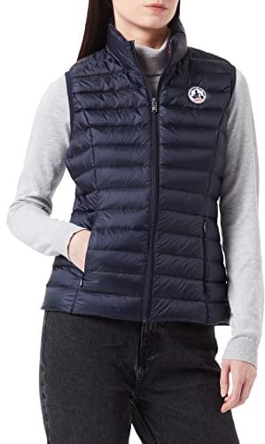 JOTT SED Veste en Duvet de Soie, Azur, S Femme