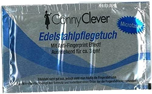 Edelstahlputztücher + + DuPont® Sontara® 8 Tücher fusselfreie Reinigung der Extraklasse
