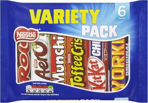 Nestlé Variety 6 Pack Chocolate Bars, 264g