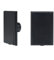 Saugdose rechteckig VacuValve, Zentralstaubsauger Steckdose, 90x135mm, 2 Kontaktstifte, Öffnung 36-38mm (Schwarz)