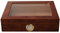 GERMANUS Zigarren Humidor Mensalla für ca. 30 Zigarren, Braun