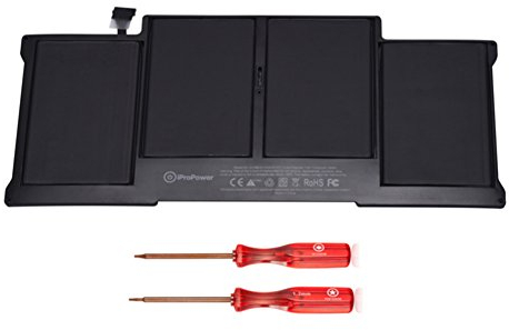 iProPower A1377 A1405 A1496 Batteria de Computer Portatile per Apple MacBook Air 13 A1369 (2010, 2011) A1466 (2012 2013 2014 Version) MacBookAir3,2/4,2/5,2/6,2 Batterie