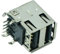 2 x Dual USB 2.0 Connector Type A Angled Socket PCB (Pack of 2)