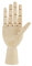 Akozon Holz Hand Skulptur Schaufensterpuppe Holz Frauen Künstler Modell Gelenkig Artikuliert Mannequin exakt gegliederten Fingern Flexiblen Gelenken für Zeichnung Ausstellung