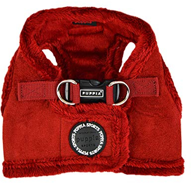 Puppia Terry Harness B Weinrot S Hundegeschirr - 60 g