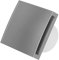 EUROPLAST Diameter 100mm Light Switch Activation Bathroom Extractor Fan with Timer - 4 inch Bathroom Fan with Timer - Silver Ventilation fan with a Front Panel