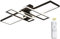 BEHWU, LED-Deckenleuchte, Weiß, Schwarz, 90 Cm (6580 Lumen), 120 Cm (8120 Lumen), Acryl-LED-Deckenleuchte, Geeignet Für Schlafzimmer, Esszimmer, Küche, Wohnzimmer