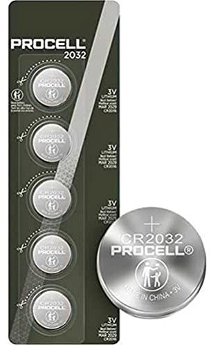 Cell-Pro Duracell Procell - Batteria al litio CR2025, 5 pezzi