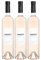 Côtes de Provence Cuvée Prestige Rosé 2020 - Château Minuty - Vin AOC Rosé de Provence - Lot de 3x75cl - Cépages Syrah, Cinsault