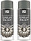 Unknown1 151 Multipurpose Gun Metal Grey Spray - DIY Premium Gun Metallic Finish - Metal, Wood, Glass (400ml x 2)