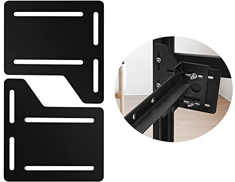 ZhouDaShu Bed Frame Brackets, Bed Frame Adapter for Headboard Conversion, Headboard Brackets for Metal Bed Frame, Heavy Duty Bed Modification Plate, Full to Queen Conversion Kit