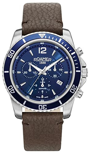 Roamer Nautic Chrono 100 analoge Quarzuhr Leder 862837