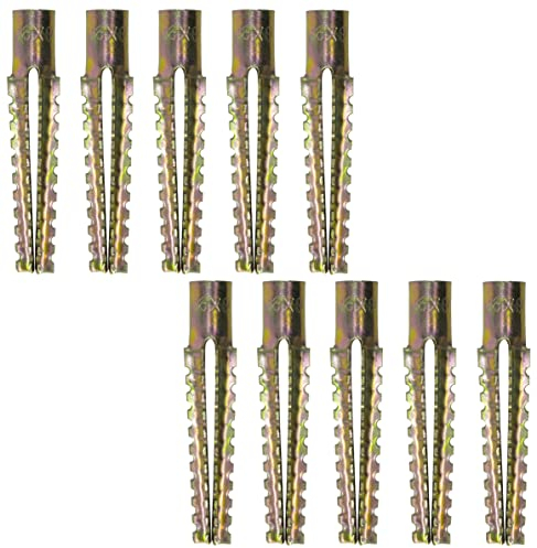 AERZETIX - C67240-10x Chevilles à Expansion en métal - М8x60mm - pour Fixation en béton, béton cellulaire, Carreaux de plâtre