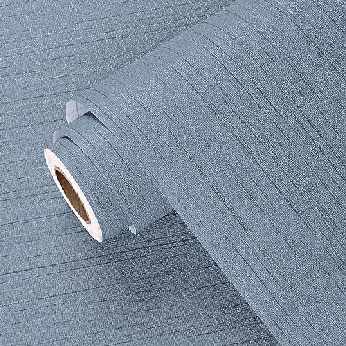 Yullpaper Tapete Blau Selbstklebend Vintage Klebefolie Möbel Wand Tapeten Wohnzimmer Schlafzimmer Klebefolie Tisch Tapete Badezimmer Wasserfest Blau Möbelfolie Dekofolie Selbstklebend 40cm X 200cm