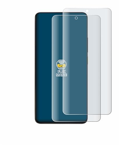 BROTECT Full-Cover Schutzfolie Matt für Xiaomi Poco X6 Pro (2 Stück) - Full-Screen Displayschutz-Folie, 3D Curved, Anti-Reflexion
