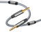 Aux Cable 3.5 Jack to 3.5 Jack Cable, 3.5 mm Audio Cable HiFi Stereo, 4-Pin Supports Microphone for Headset (CTIA), Mobile Phone, Speaker, Car Radio, MP3 Player, PS4, Xbox One (5 m - 4 Pin)