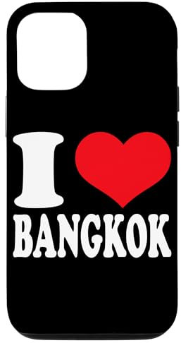 Hülle für iPhone 15 Pro Ich liebe Bangkok | Heart Bangkok Pride