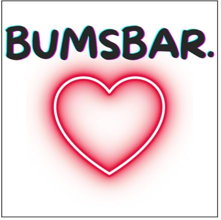 50x Aufkleber 'Bumsbar' (5x5cm) - Malle Accessoires, Lustige Sticker für Mallorca, Festival, Party, Agrar Sauf