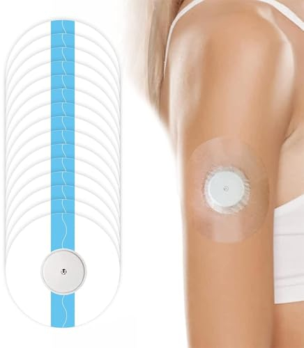 GOMETY Freestyle Libre 2 Pflaster, 45 Stück Freestyle Libre 3 Pflaster Transparent Freestyle Libre Pflaster für Freestyle Libre 1 2 und 3 Sensor Selbstklebend Wasserfest und Hautfreundlich