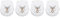 YöL Set Of 4 Christmas Glass Tumbler Stag Nutcracker Design Cup Xmas Table Decor