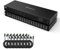 TESmart 16x1 HDMI KVM Switch, 16ports 1U Rack Mount KVM Switch, 4K@30Hz USB2.0 KVM Enterprise-Grade, Support EDID Emulator | Auto Scan | Hotkey Switch | IR Remote| RS232 | IP Control (HKS1601-EB23)