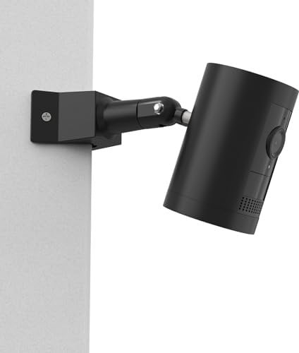 HOLACA 90°Wandwinkel Halterung für Außenkamera Akku (Stick Up Cam/Stick Up Cam Pro), Innenkamera (Indoor Cam), Spotlight Kamera Pro/Plus, Blink Indoor/Outdoor/Mini 2 / Mini Kamera, Schwarz