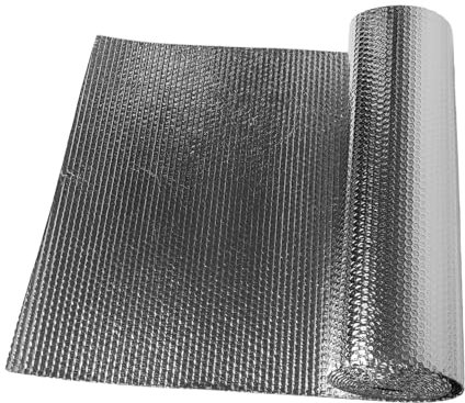 Holibanna Isolation Réfléchissant Aluminium Pour Radiateurs Film Thermique De Garage Et Camping Car Protection Chaleur