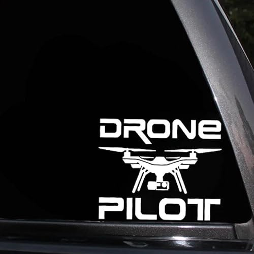CHSLO Drohne, Pilot, Auto, Aufkleber, Vinyl-Aufkleber, Außendesign, Dekoration, wasserdichte Abdeckung, Kratzer