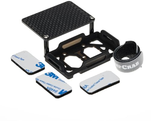 RampCrab Battery Tray & ESC Receiver Tray, Double Decker Plate for 1/18 RC Crawler TRX4M, Black