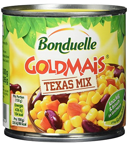Bonduelle Goldmais Texas Mix , 6er Pack (6 x 425 ml Dose)