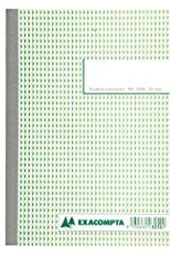 EXACOMPTA Lot de 10 Manifolds Quadrillé 5x5 148 mm x 210 mm 50 feuillets dupli Autocopiant