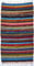 GURU SHOP Derber Upcycling Flickenteppich, Patchworkteppich 180x95 cm - Bunt, Mehrfarbig, Baumwolle, Teppiche, Bodenmatten