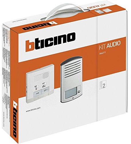 Bticino 364211 Kit Portier Résidentiel Audio Mains Libres BUS, 2 Fils CK2 Pose Saillie