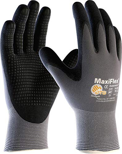 'MaxiFlex® Endurance(TM)' (34-844) Nylon-Strickhandschuhe mit Noppen, Handschuhgröße:8 (M)