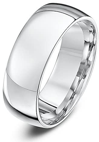 Theia Ehering Palladium 950 Sehr massiv - Court shape (oval) 7mm - Größe 56 (17.8)