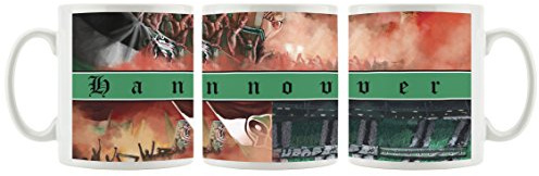 Ultras Hannover Collage als Bedruckte Kaffeetasse/Teetasse aus Keramik, 300ml, weiß
