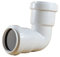 Pushfit 32mm Waste Pipe 90 Degree Bend - White - Pack of 2
