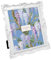 Laura Ashley Bilderrahmen aus Kunstharz, handgefertigt, mit Staffelei und Haken für Tisch- und Wanddekoration, dekoratives Blumenmuster, 20,3 x 25,4 cm, Weiß