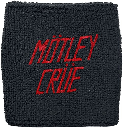 Mötley Crüe Logo - Wristband Unisex Sweatband Black, 80% Baumwolle, 12% Elasthan, 8% Polyester,