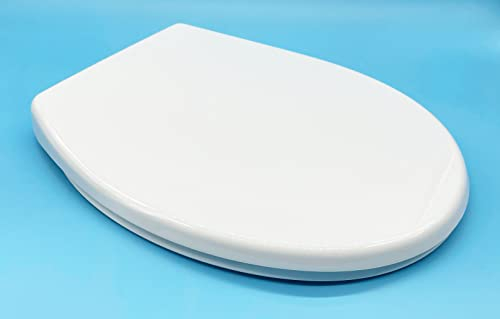 Tapa y asiento de inodoro con caida amortiguada - Compatible con Victoria Roca | BISAGRAS ACERO INOXIDABLE