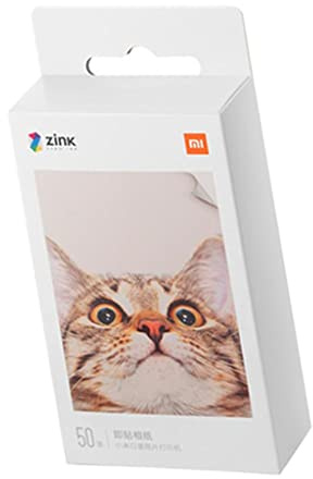 perfk 50x Papier Photo 2 X 3, de Qualité Professionnelle, Compatible pour Xiaomi Mi AR