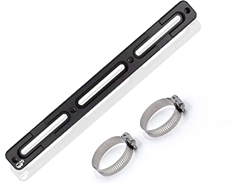 Ebike Conversion Kit for Battery Adapter Frame Mount, Aluminum Black