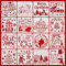 16 Stück Schablonen Weihnachten Zeichenschablonen Malschablonen aus Kunststoff Stencil Schablonen Wiederverwendbar für Scrapbooking Fotoalbum DIY Geschenkkarten Geschenke Weihnachten Kinder (B16PCS)