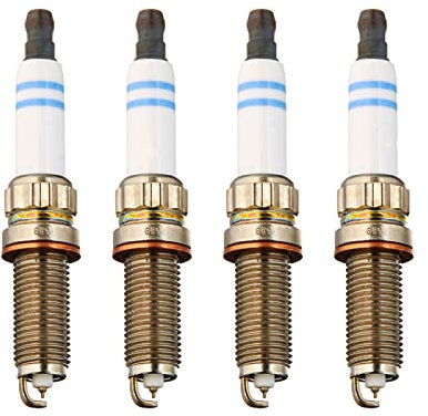 Toiumops Zündkerzen für Mercedes-Benz W202 W203 CL203 S202 S203 C208 A208 W210 S210 W463 W163 W140, 4/6 Stücke Iridium Zündkerze, 4 Stücke