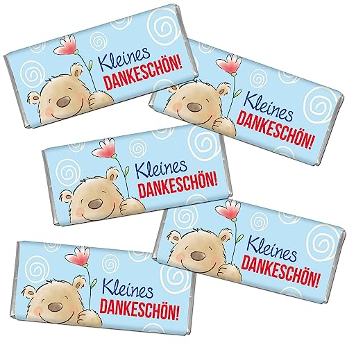 STEINBECK Danke Geschenk-Minischokolade 5x18g Kleines Dankeschön