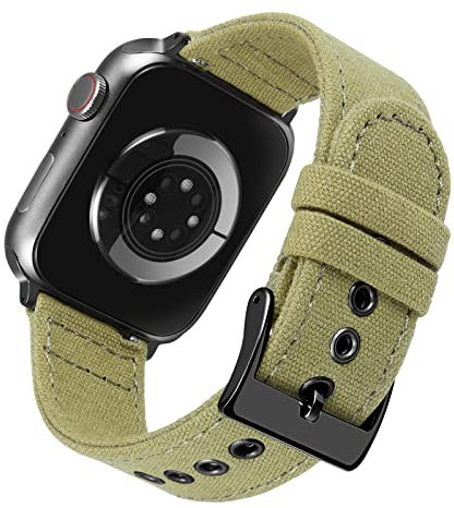 BINLUN Tela Cinturini Compatibile con Apple Watch Cinturino 38mm 40mm 41mm 42mm 44mm 45mm 46mm 49mm per Uomo Donna, Cinturini in Tessuto Compatibile con iWatch Ultra Series 10/9/8/7/SE/6/5/4/3/2/1