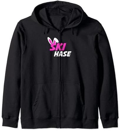 Ski Hase Apres Ski - Ski Hasen, Häschen, Party Kostüm Kapuzenjacke