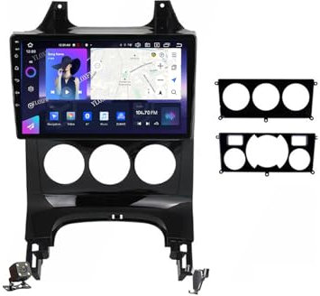 YLOXFW Car Stereo 2 Din Android 13.0 Radio with 4G 5G WiFi DSP SWC Carplay for Peugeot 3008 5008(2009-2019) GPS Sat Navigation 9'' MP5 Multimedia Video Player FM BT Receiver,M400S