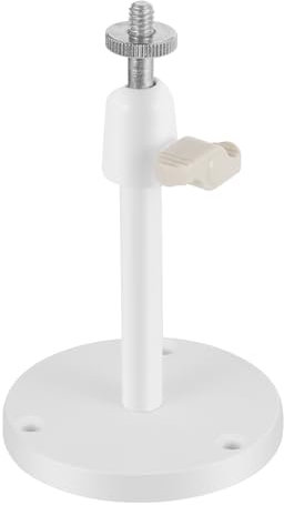 Security-01 Adjustable Universal Wall Ceiling Metal Mounts, Security Camera Stands Brackets for CCTV Bullet Dome Box Body Card Camera and more, White